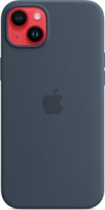 Apple APPLE iPhone 14 Plus Silicone Case with MagSafe - Storm Blue 5