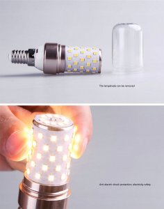 ŻARÓWKA DIODOWA E-14 CORN LED 16 W NEUTRALNA W-WA 9