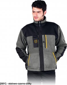 R.E.I.S. COLORADO - bluza polarowa - oliwkowo-czarny M 2