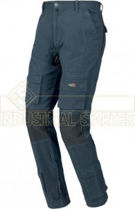 INDUSTRIAL STARTER ISSA EASYSTRETCH 8738 - spodnie z licznymi praktycznymi kieszeniami, 100% bawełna canvas - niebieski M 1