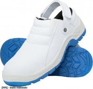 R.E.I.S. BRFODREISBLUE-S SB FO SRC - buty bezpieczne typu sandał z mikrofibry, stalowy podnosek, podeszwa antypoślizgowa, olejoodporna 48 1