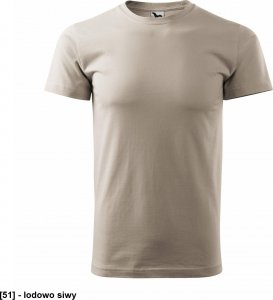 MALFINI Basic 129 - ADLER - Koszulka męska, 160 g/m - lodowo siwy 4XL 1