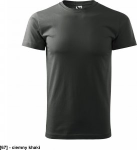 MALFINI Basic 129 - ADLER - Koszulka męska, 160 g/m - ciemny khaki 4XL 1