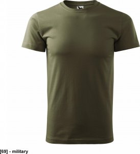 MALFINI Basic 129 - ADLER - Koszulka męska, 160 g/m - military S 1