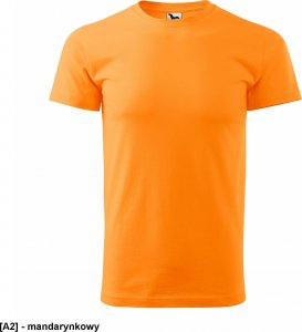 MALFINI Basic 129 - ADLER - Koszulka męska, 160 g/m - mandarynkowy S 1