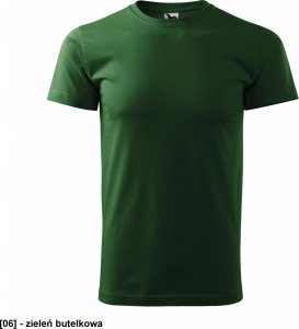 MALFINI Basic 129 - ADLER - Koszulka męska, 160 g/m - zieleń butelkowa L 1