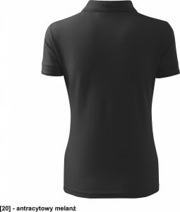 MALFINI Pique Polo 210 - ADLER - Koszulka polo damska, 200 g/m - antracytowy melanż L 3