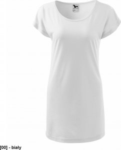 MALFINI Love 123 - ADLER - Koszulka/sukienka damska, 170 g/m, 5% elastan, 95% wiskoza, - biały S 1
