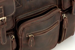 Torba Kemer PROMO SET Torba XC1 Czekoladowo Brązowa + Etui na laptop EPD1 Czarne 16