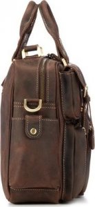 Torba Kemer PROMO SET Torba XC1 Czekoladowo Brązowa + Etui na laptop EPD1 Czarne 22