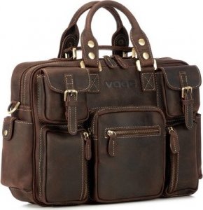 Torba Kemer PROMO SET Torba XC1 Czekoladowo Brązowa + Etui na laptop EPD1 Czarne 31