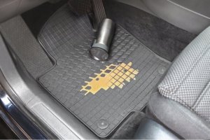 MotoHobby Smart ForTwo II Dywaniki gumowe PREMIUM stopery 4