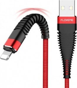 Kabel USB Floveme USB-A - Lightning 1 m Czarny 9