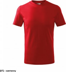MALFINI Classic 100 - ADLER - Koszulka dziecięca, 160 g/m, 100% bawełna - czerwony 122 cm/6 lat 1