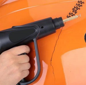 Aptel Zgrzewarka do plastiku + 200 Zszywek 70 W czarna AG814 5