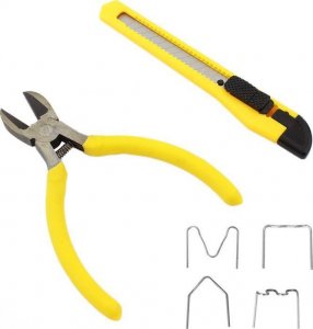 Aptel Zgrzewarka do plastiku + 200 Zszywek 70 W czarna AG814 6