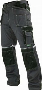Stalco Spodnie robocze ochronne czarno-szare XXL 1