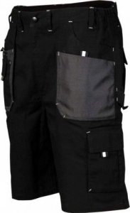Stalco Spodnie robocze krótkie czarne XL 1