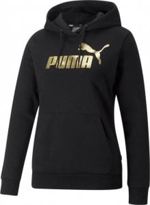 Puma Bluza damska Puma Essentials+ Metallic Logo FL Czarna (84995801) r. S 1