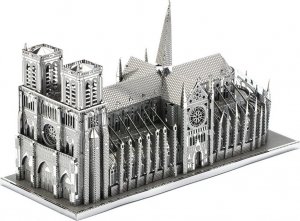 Piececool Piececool Puzzle Metalowe Model 3D - Katedra Notre Dame 1