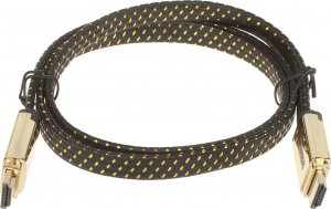 Kabel HDMI - HDMI 1m złoty (HDMI-1.0-MFL) 2