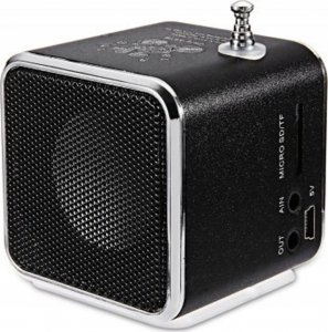 Radio Retoo GŁOŚNIK BEZPRZEWODOWY PRZENOŚNY MINI RADIO FM LED 2