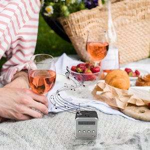 Radio Retoo GŁOŚNIK BEZPRZEWODOWY PRZENOŚNY MINI RADIO FM LED 8