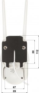 Kamera IP N/A Kamera IP obrotowa zewnętrzna APTI-W31S2-TUYA Tuya Smart Wi-Fi, - 3.0 Mpx 3.6 mm 3