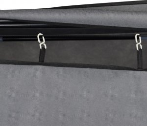 Saska Garden GARDEROBA SZAFA TEKSTYLNA 168X45X172 CM CIEMNOSZARA 10