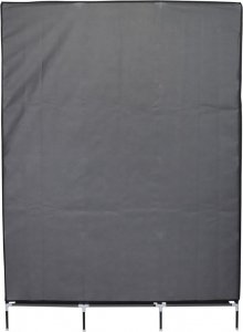 Saska Garden GARDEROBA SZAFA TEKSTYLNA 127X45X172 CM CIEMNOSZARA 3