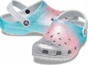 Crocs Dziecięce Chodaki Buty Crocs Classic Glitter 27-28 2