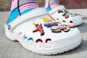 Crocs Męskie Buty Chodaki Crocs Baya Printed Clog 41-42 9