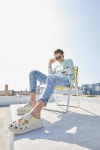 Crocs Buty Klapki Classic Crus Platforma 39-40 9