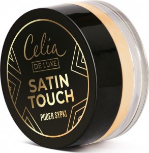 Celia Celia De Luxe Puder sypki Satin Touch nr 10 Transparentny Matt 10g 1