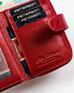 Peterson Skórzany portfel damski na zatrzask - 10