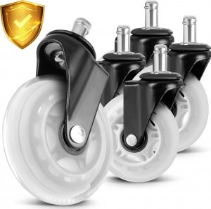 Sofotel Kółka kauczukowe do foteli przezroczyste Sofotel 5 szt. 10