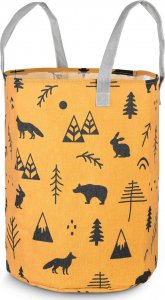 Kosz na zabawki Nukido - pomarańczowy 2