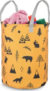 Kosz na zabawki Nukido - pomarańczowy 4