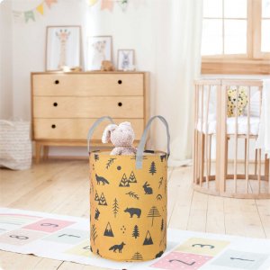 Kosz na zabawki Nukido - pomarańczowy 10