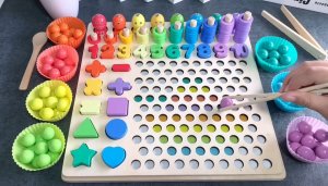 Maxy Drewniana Układanka - Koraliki 13