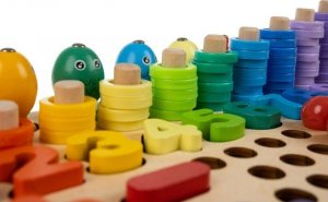 Maxy Drewniana Układanka - Koraliki 9