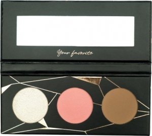 Ibra IBRA Paleta do konturowania twarzy Contour Kit (róż,bronzer,rozświetlacz) 1szt 1
