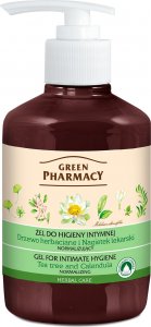 Elfa Pharm Green Pharmacy Normalizujący Żel do higieny intymnej Drzewo Herbaciane i Nagietek 370ml 1