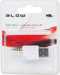 Adapter USB Blow USB-A - Jack 3.5mm Biały  (08430) 2