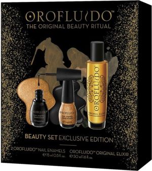 Orofluido Orofluido Set Zestaw Elixir 50 ml + Lakier do paznokci 2 x 15 ml 1