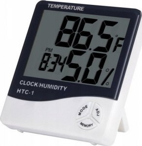 Stacja pogodowa Zegar LCD z termometrem i higrometrem 1