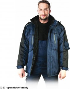 R.E.I.S. WIN-BLUBER - odzież ochronna, kurtka zimowa z kapturem 3XL 1