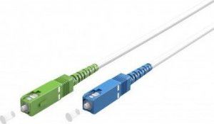 Goobay Kabel światłowodowy (FTTH), Singlemode (OS2) White, biały (Simplex), 25 m - Długość kabla 25 m 1