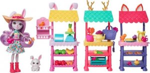 Mattel Zestaw Enchantimals Trag Króliczków lalka Becker Bunny + akcesoria 3