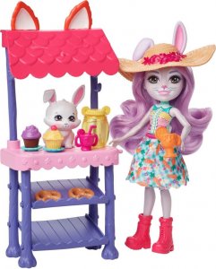 Mattel Zestaw Enchantimals Trag Króliczków lalka Becker Bunny + akcesoria 7